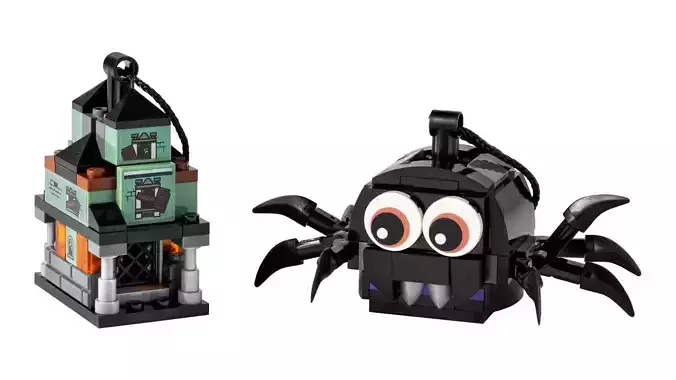 TwindBricks3D - 40493 - Spider and Haunted House Pack 3D print model