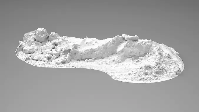 Realistic Snow Pile- Variation 6