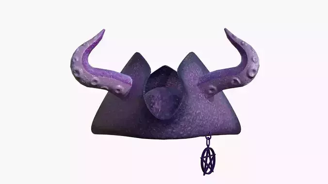 Satanic Pirate Hat A10 - Fantasy Character Design