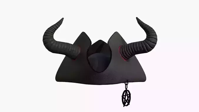 Satanic Pirate Hat A07 - Fantasy Character Design