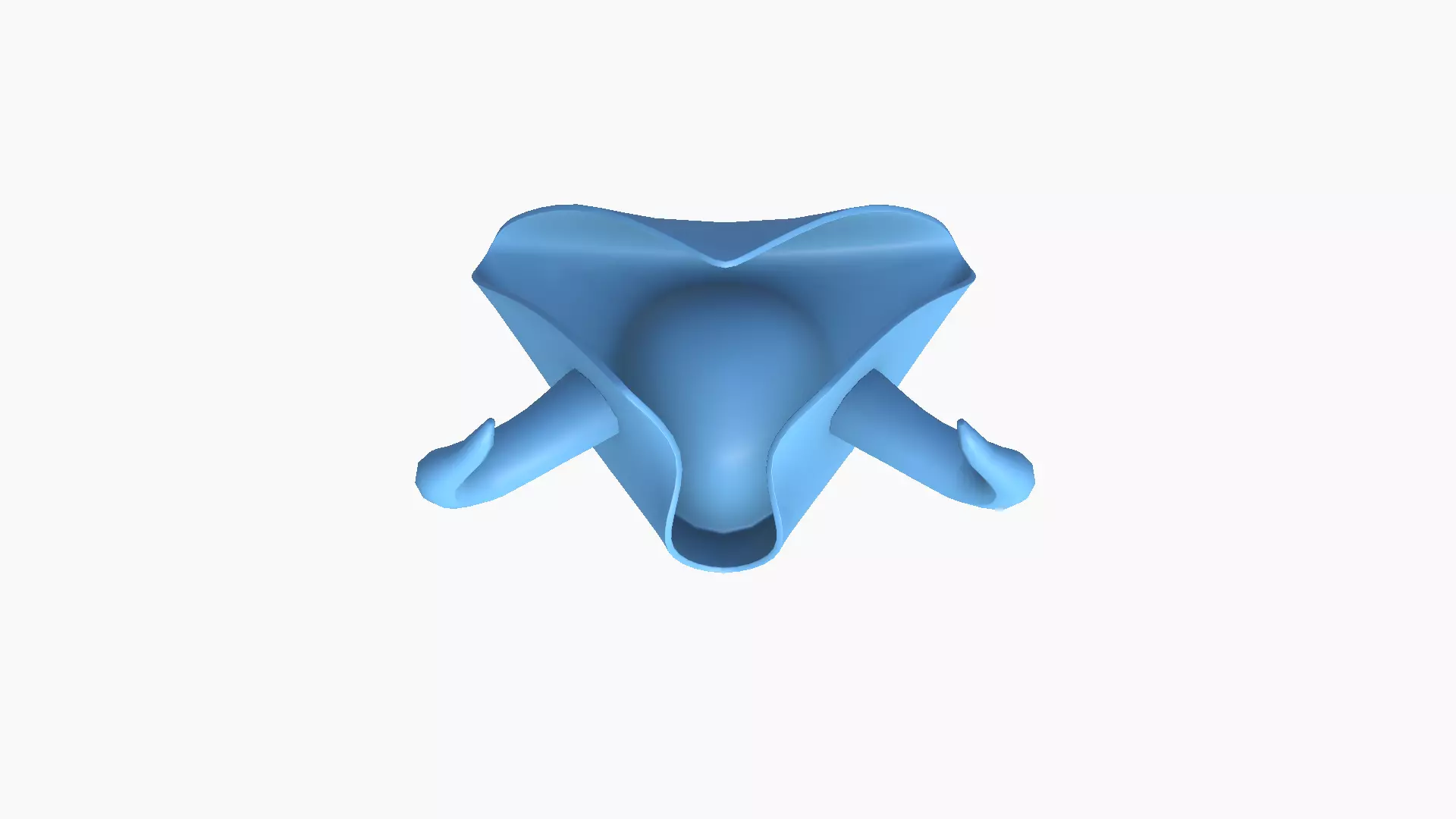 Satanic Pirate Hat A02 - Fantasy Character Design Low-poly 3D model_8