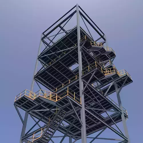 Industrial staircase 25O27