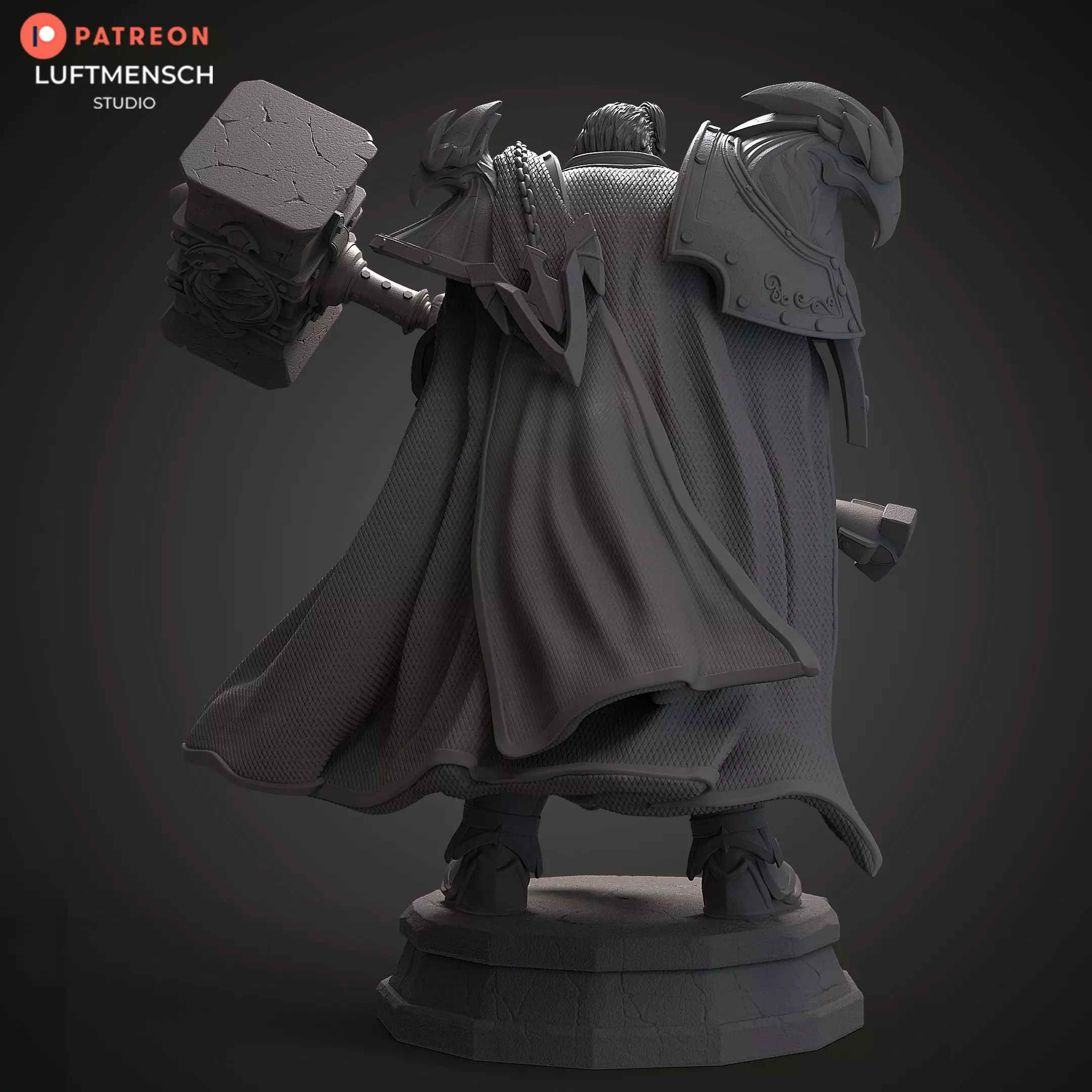 Uther Lightbringer STLs 3D print model