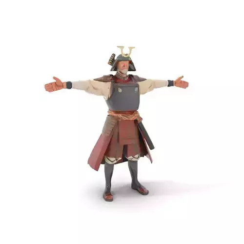 Samurai Warrior Armor model pack