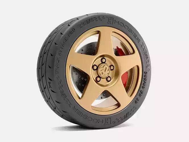 18x8 Fifteen52 Tarmac Wheel Hoosier Track Attack Pro Tire