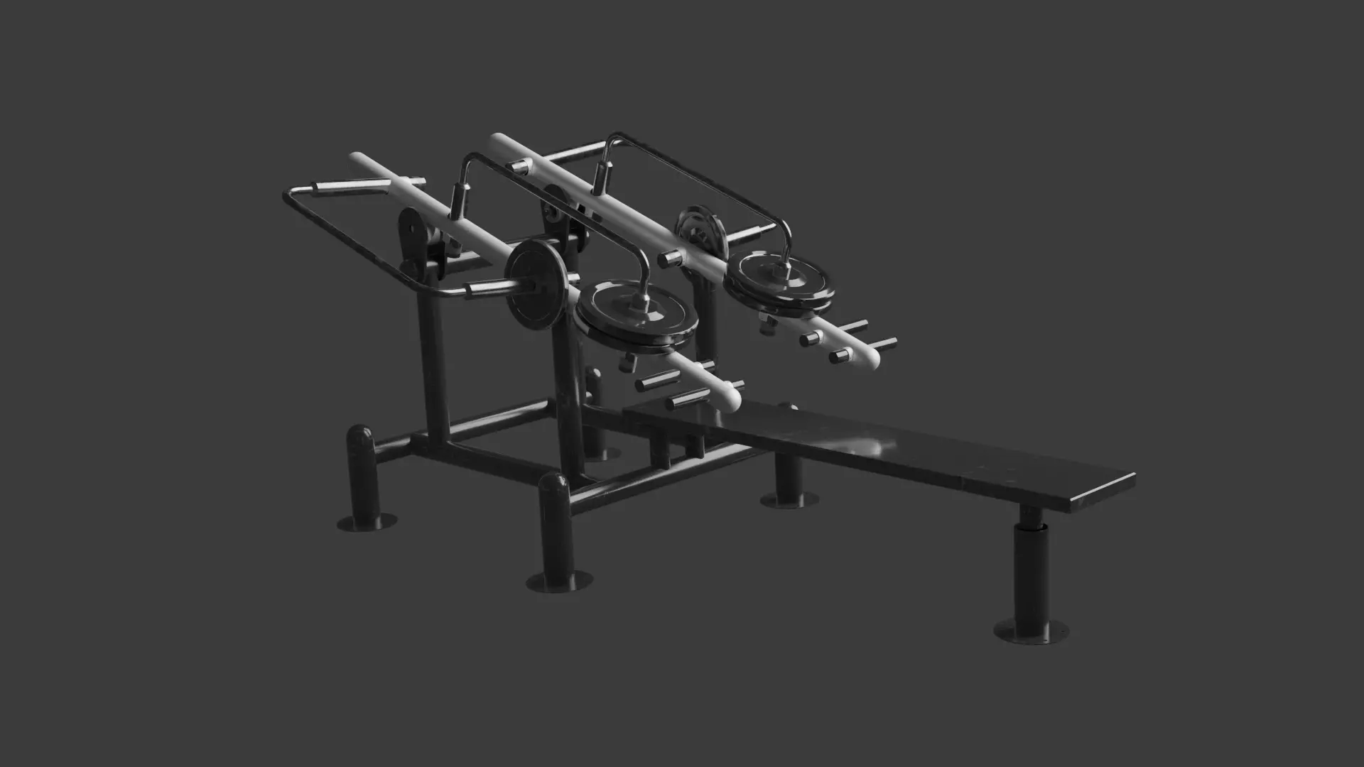 Exercise machine 3D model_1