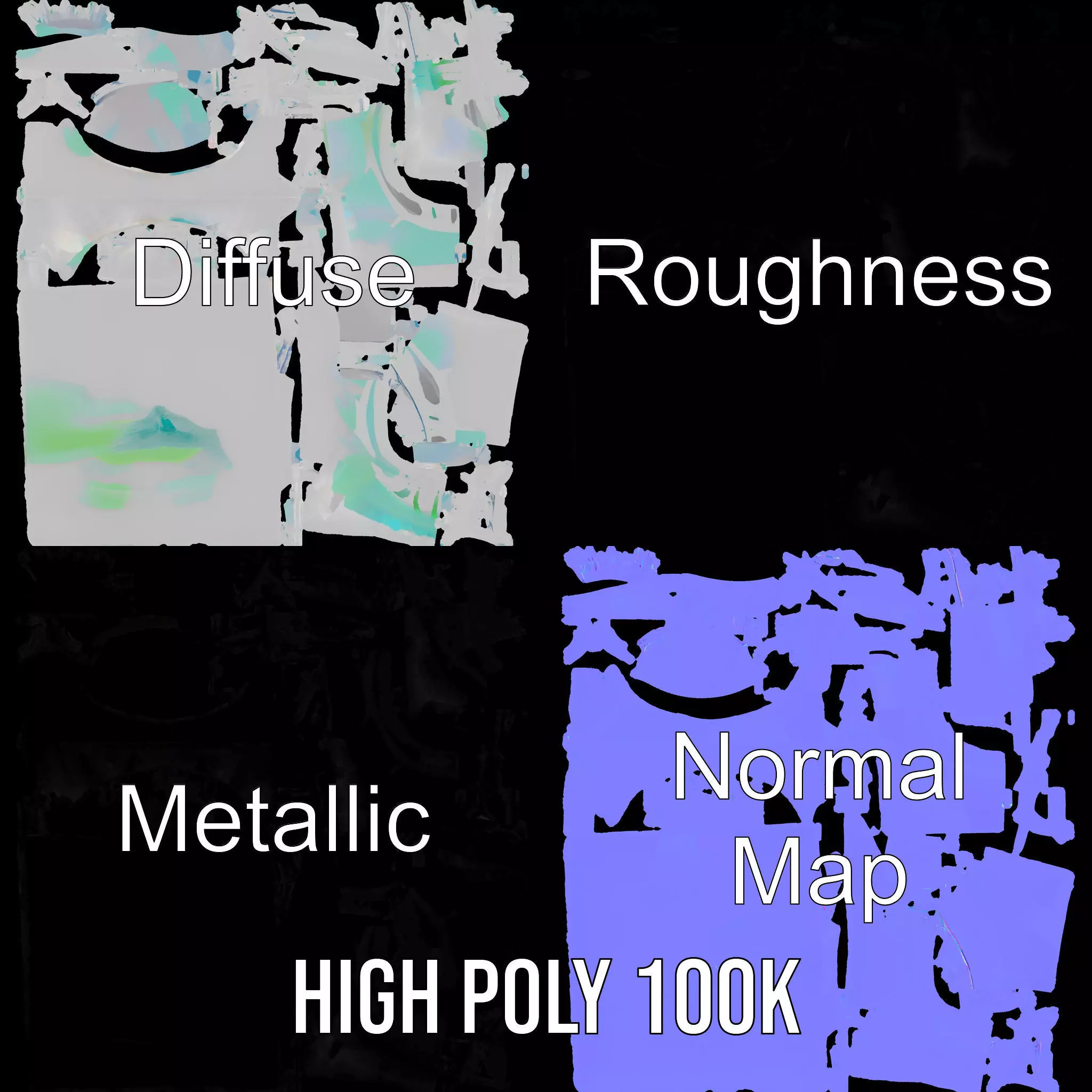 Crystal Water Splash model pack Texture_3