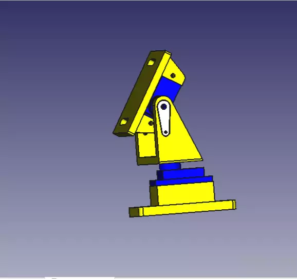 Suport camera e sensor 2 eixos  3D print model_5