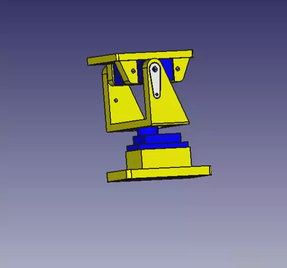 Suport camera e sensor 2 eixos  3D print model_3