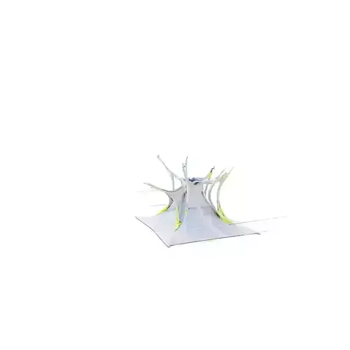 Crystal Water Splash model pack Low-poly 3D model