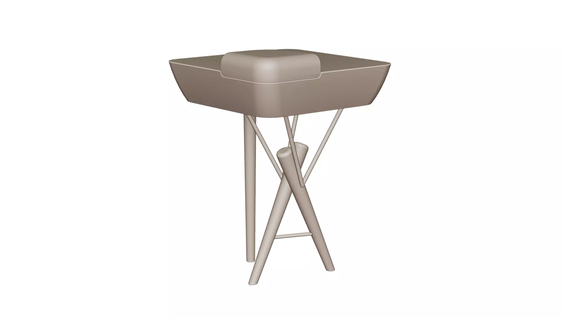 Side table 3D model_11