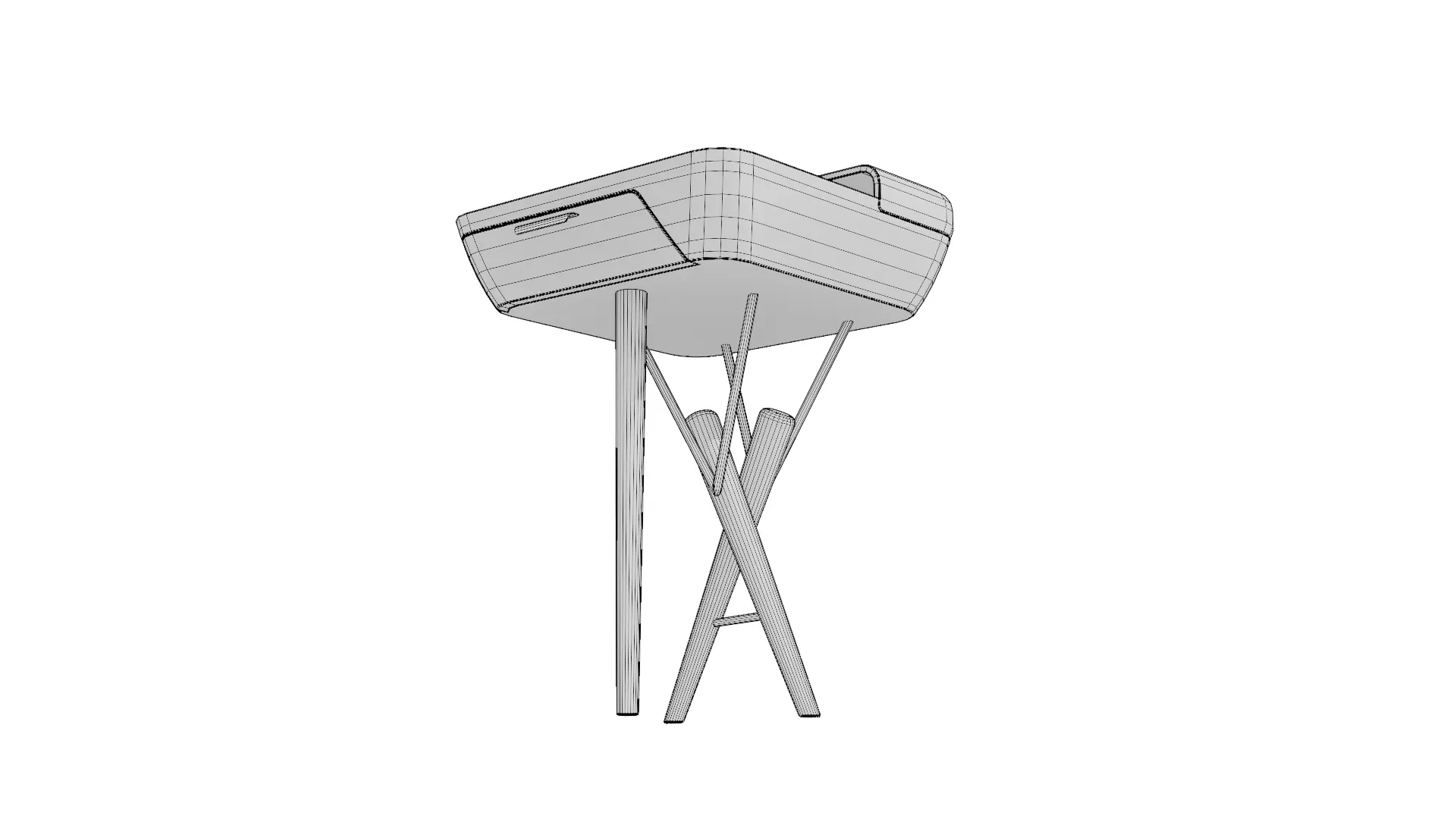 Side table 3D model_16