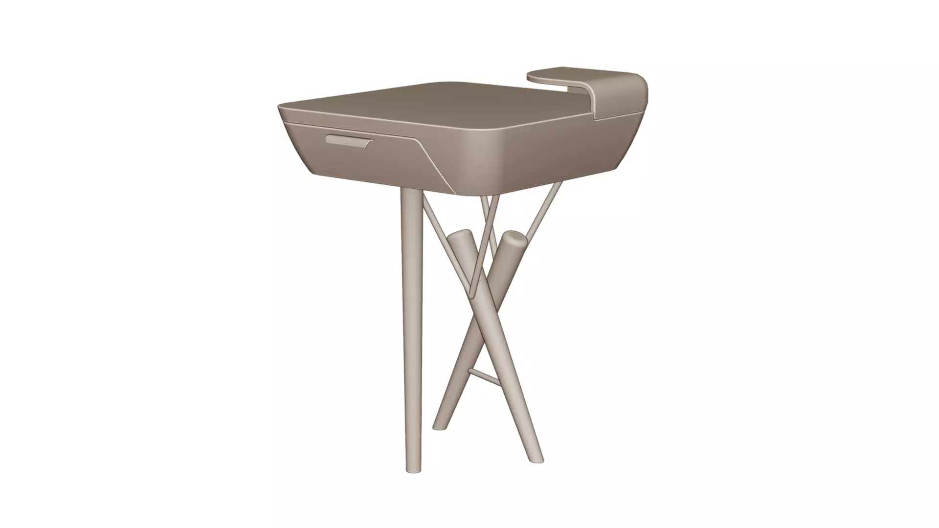Side table 3D model_7