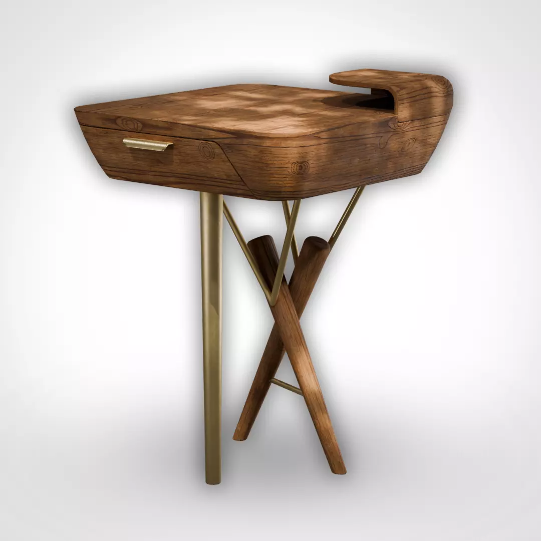 Side table 3D model_23