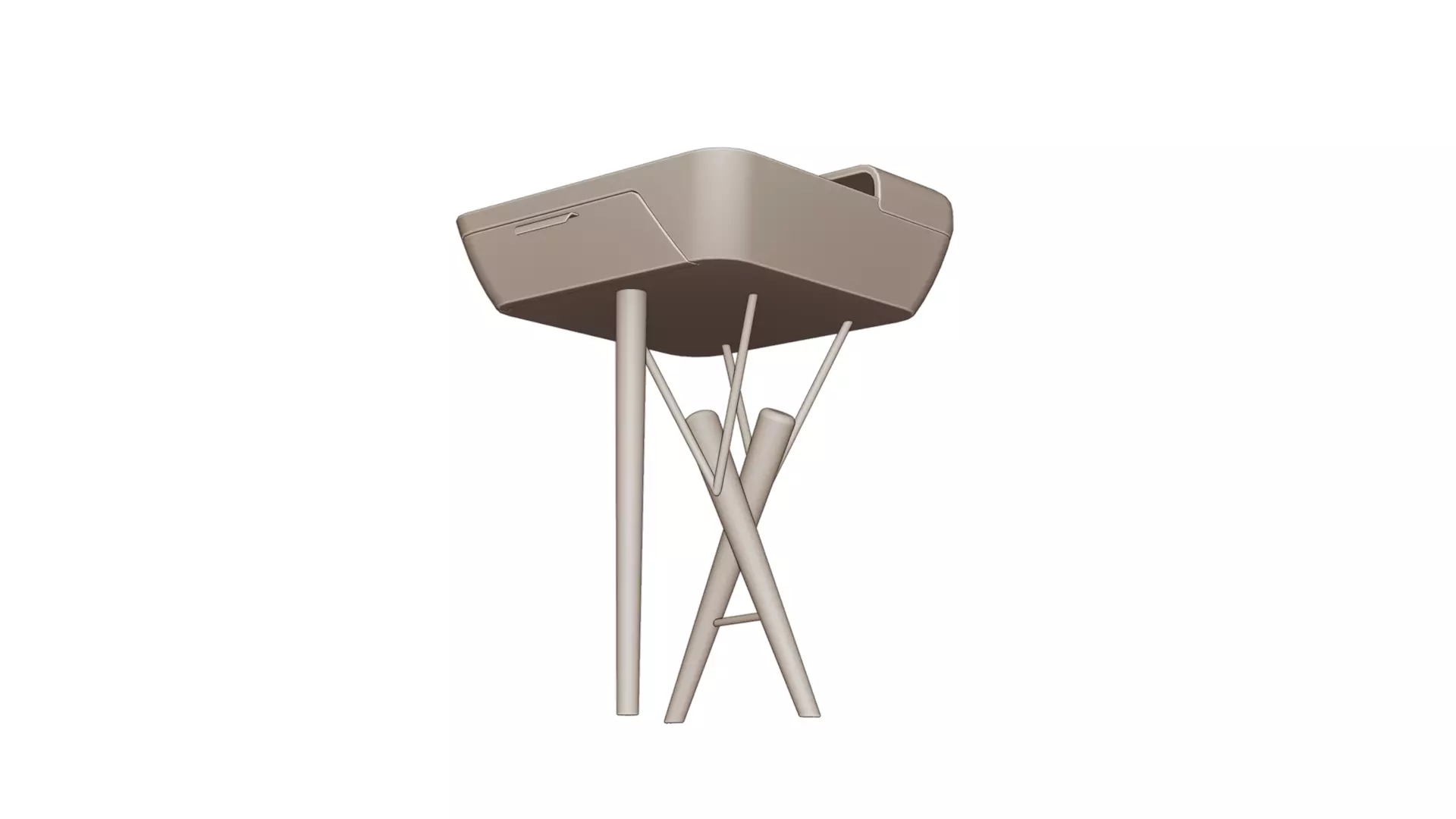 Side table 3D model_9