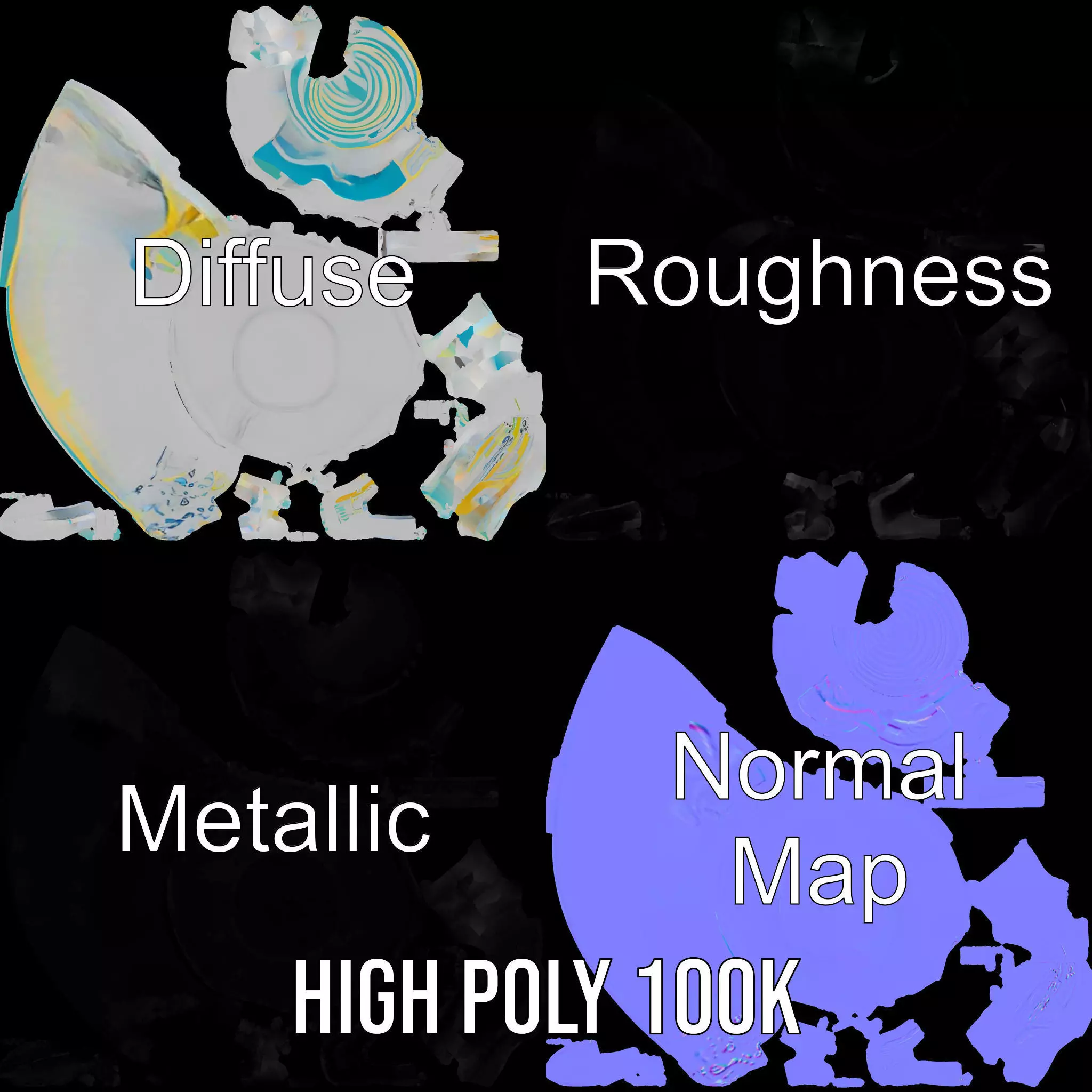 Crystal Water Splash model pack Texture_3