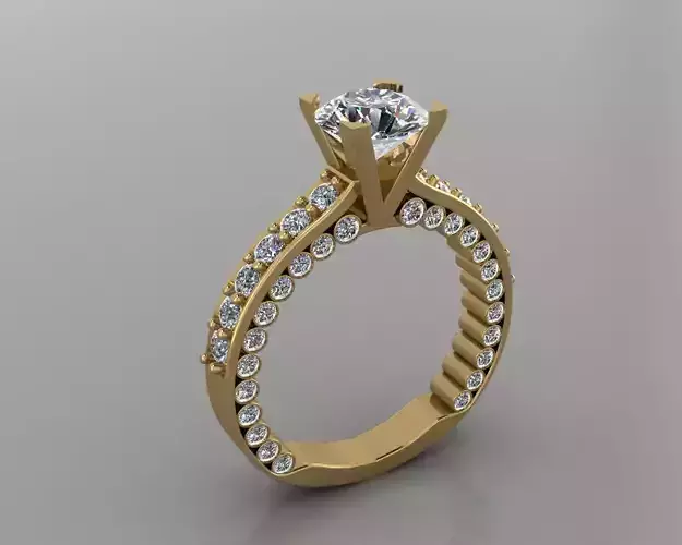 Woman Engagement Ring