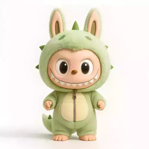 Dino Labubu Pop Mart Kasing Lung toy