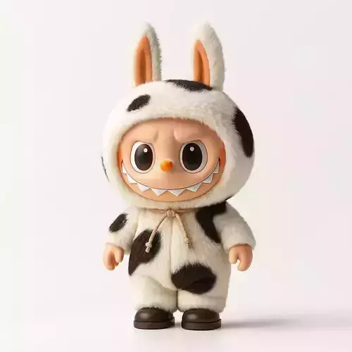  Cow Labubu Pop Mart Kasing Lung toy