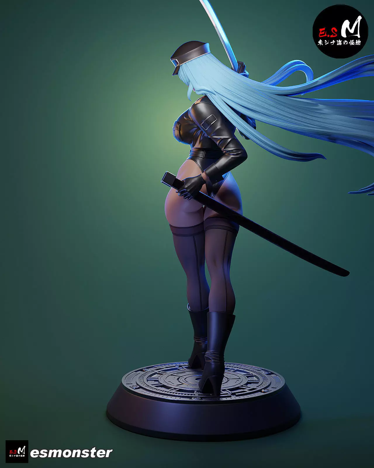 Esdeath SKIN character by E S Monster 3D print model_5