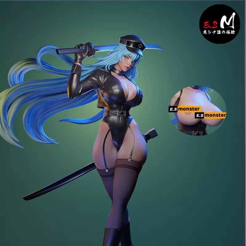 Esdeath SKIN character by E S Monster 3D print model_31