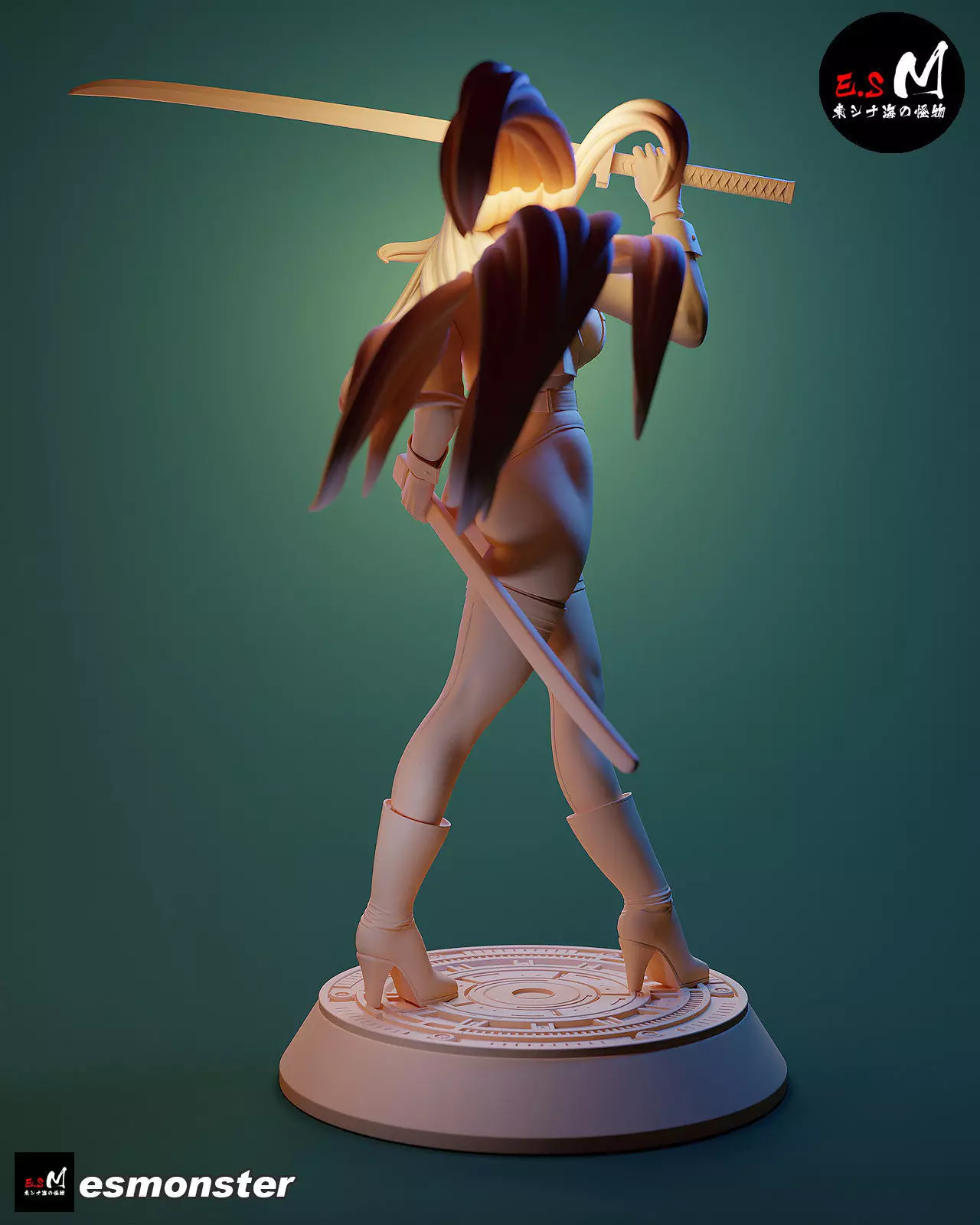 Esdeath SKIN character by E S Monster 3D print model_25