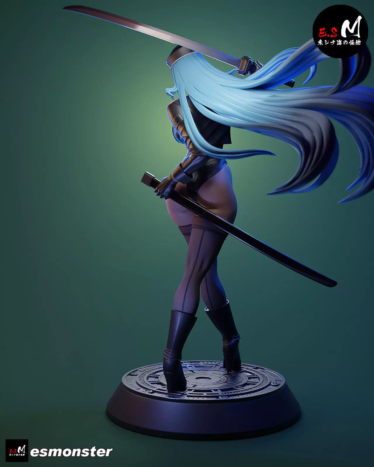 Esdeath SKIN character by E S Monster 3D print model_4