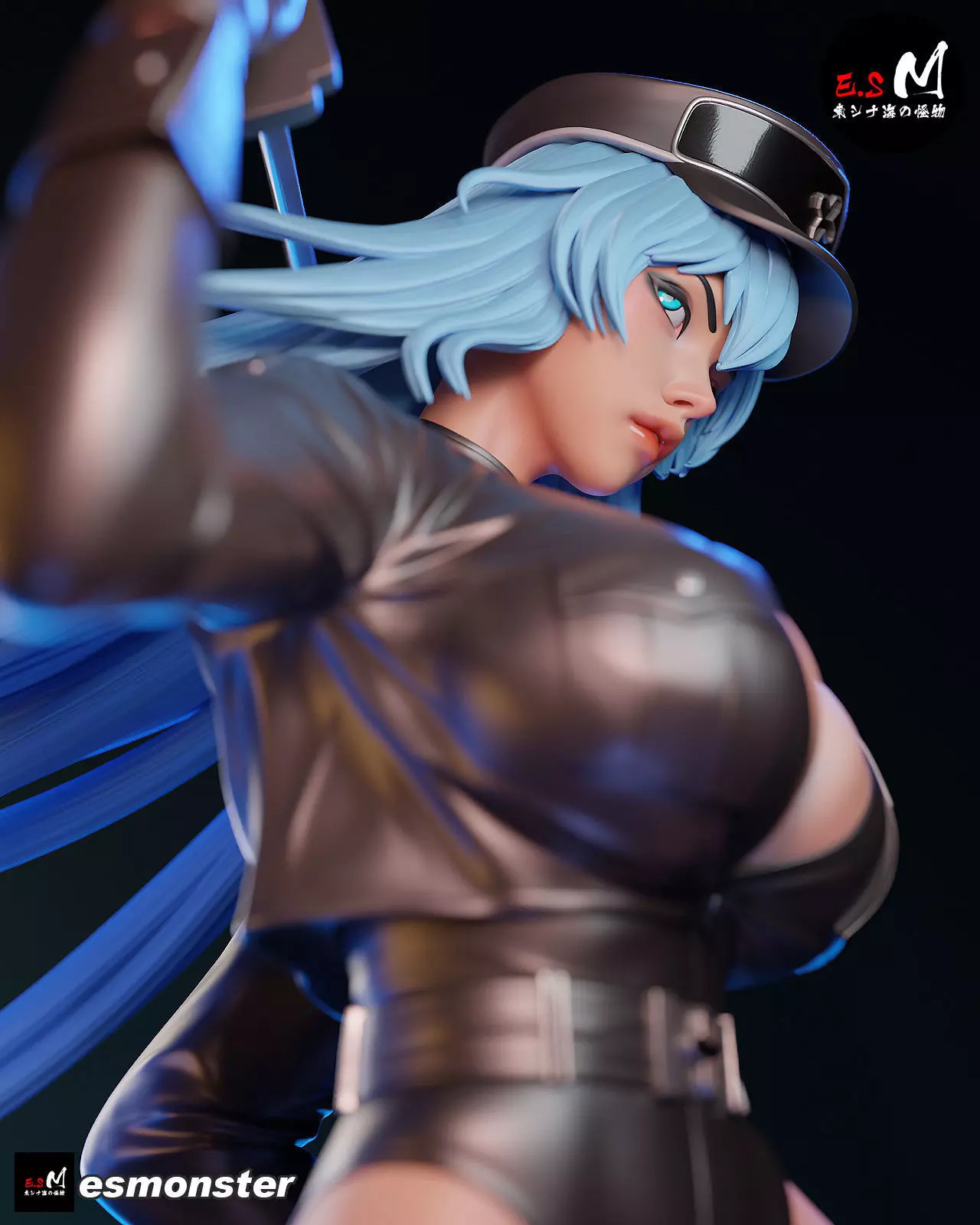 Esdeath SKIN character by E S Monster 3D print model_12