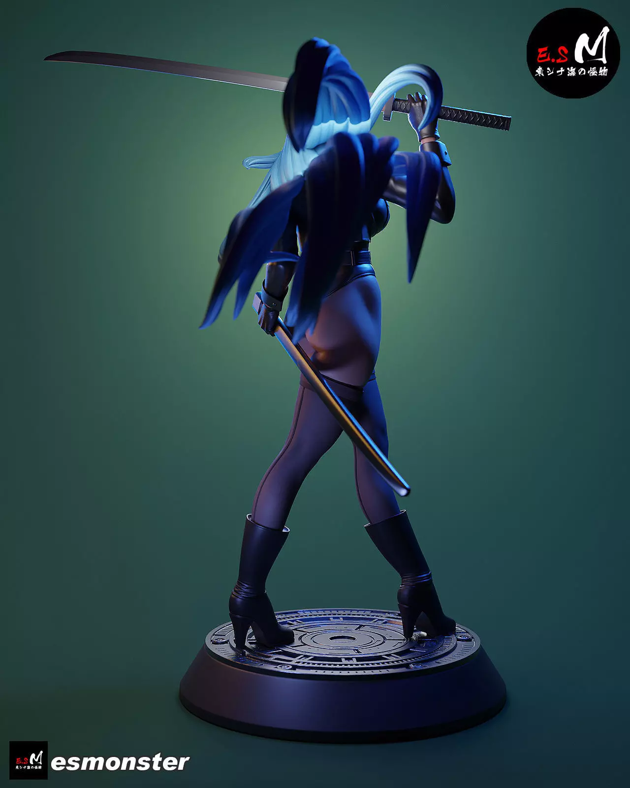 Esdeath SKIN character by E S Monster 3D print model_3