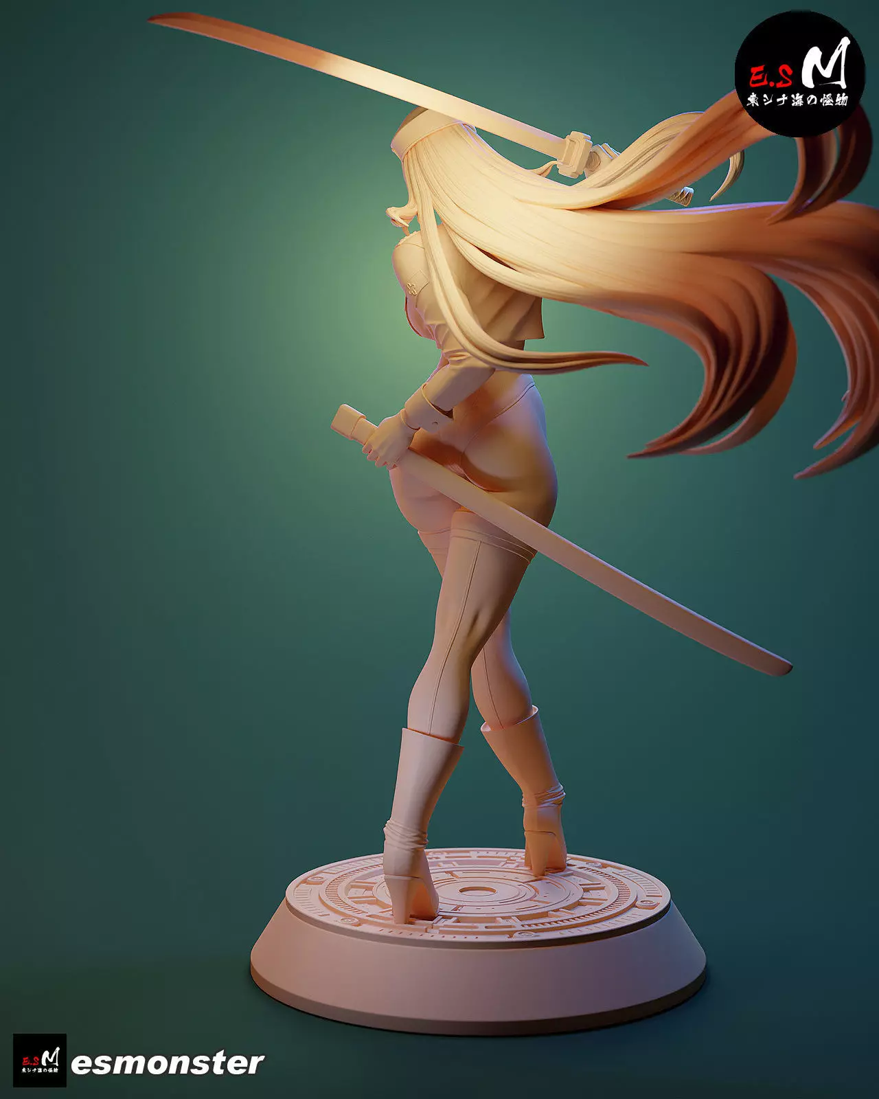 Esdeath SKIN character by E S Monster 3D print model_26