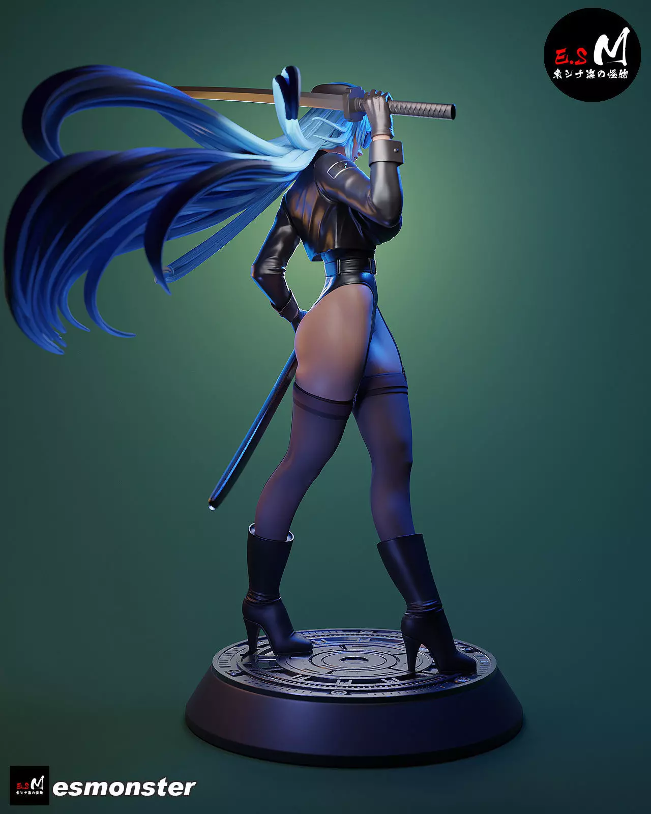 Esdeath SKIN character by E S Monster 3D print model_2