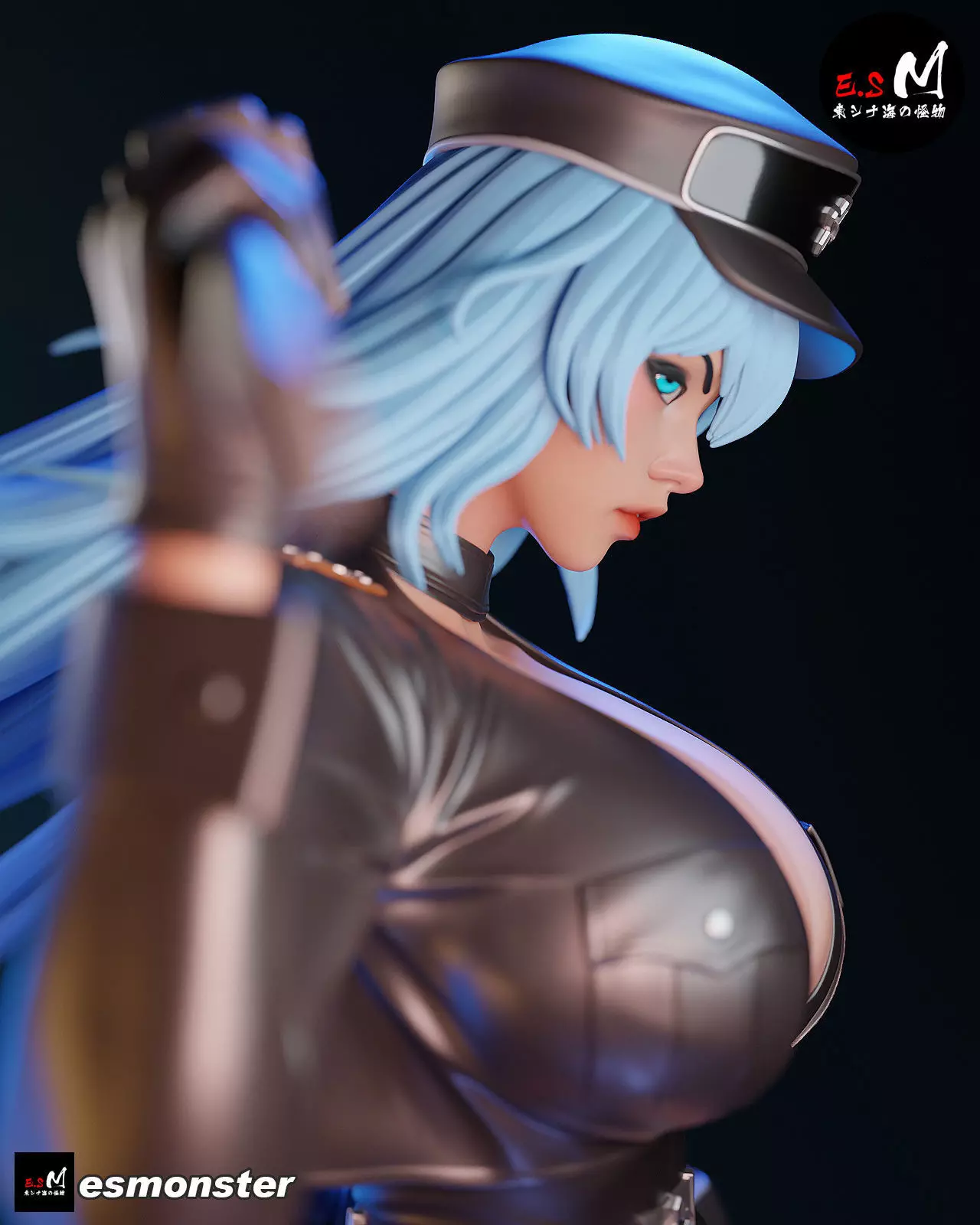 Esdeath SKIN character by E S Monster 3D print model_13