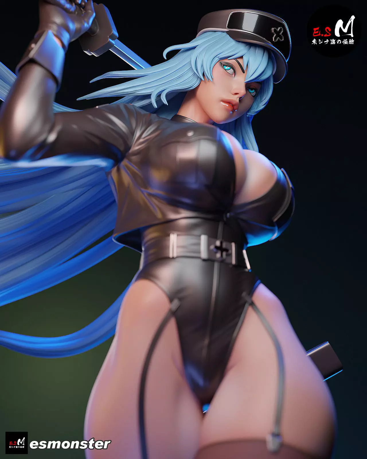 Esdeath SKIN character by E S Monster 3D print model_11