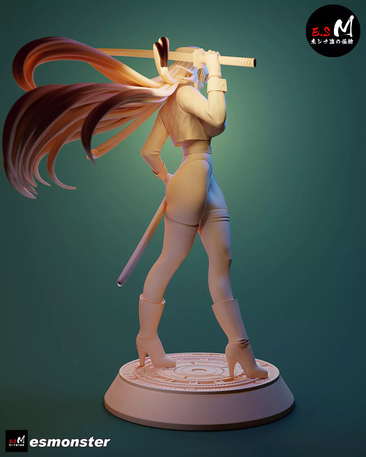 Esdeath SKIN character by E S Monster 3D print model_24