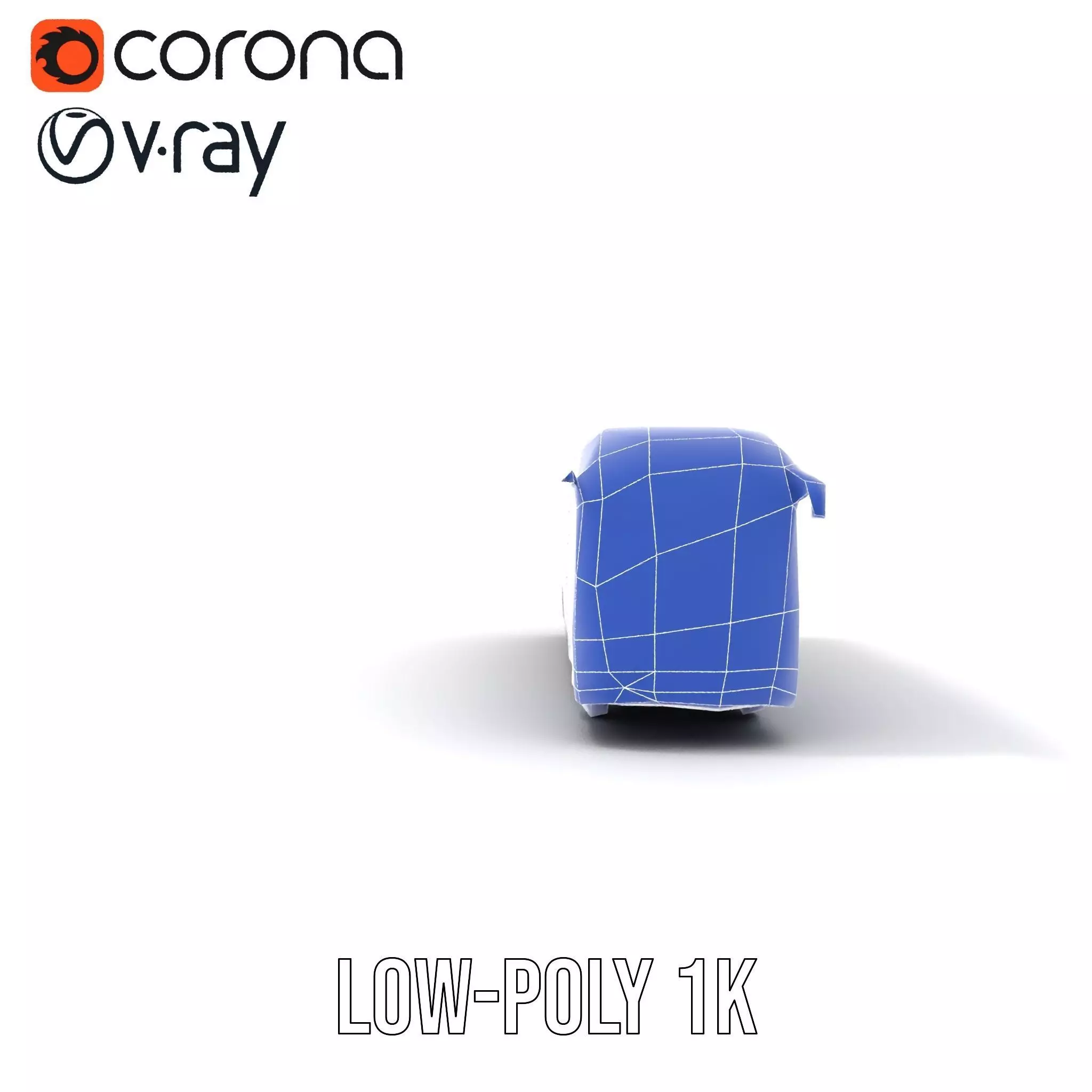 Sleek Black Bus model pack Low-poly 3D model_14