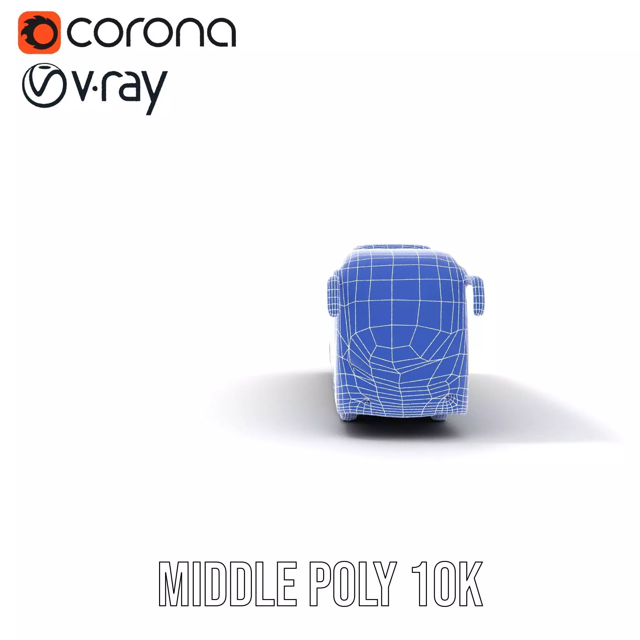 Sleek Black Bus model pack Low-poly 3D model_29