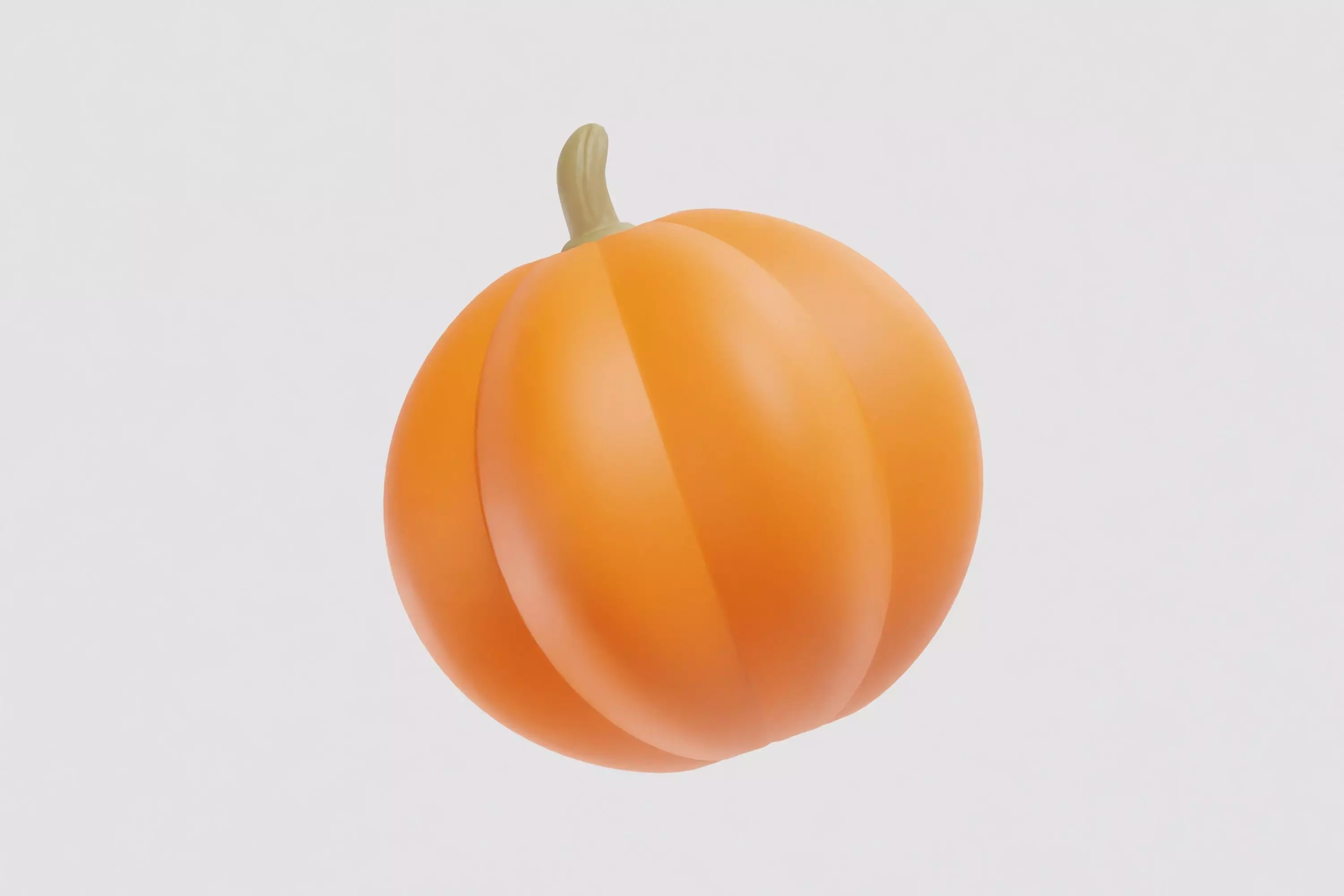pumpkin 3d model Low-poly 3D model_5