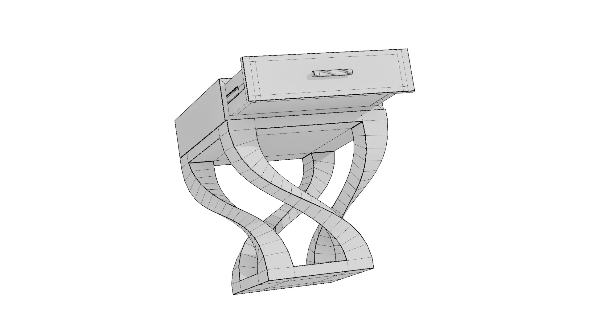 Side table 3D model_17