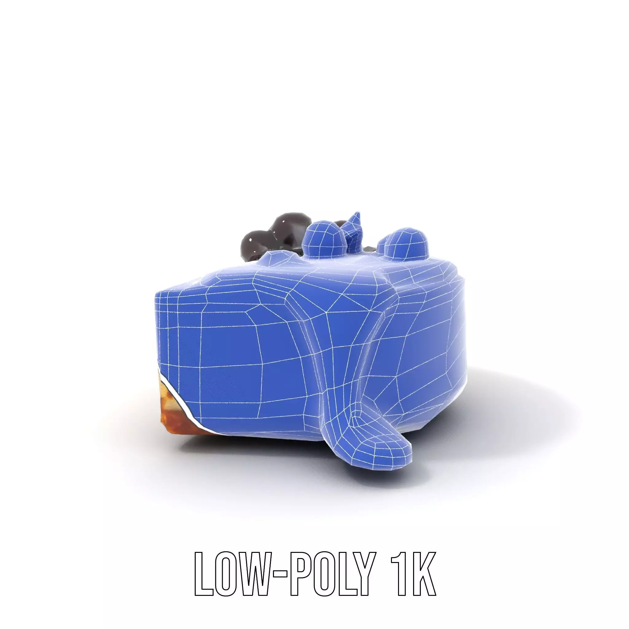 Cherry Cheesecake model pack Low-poly 3D model_19