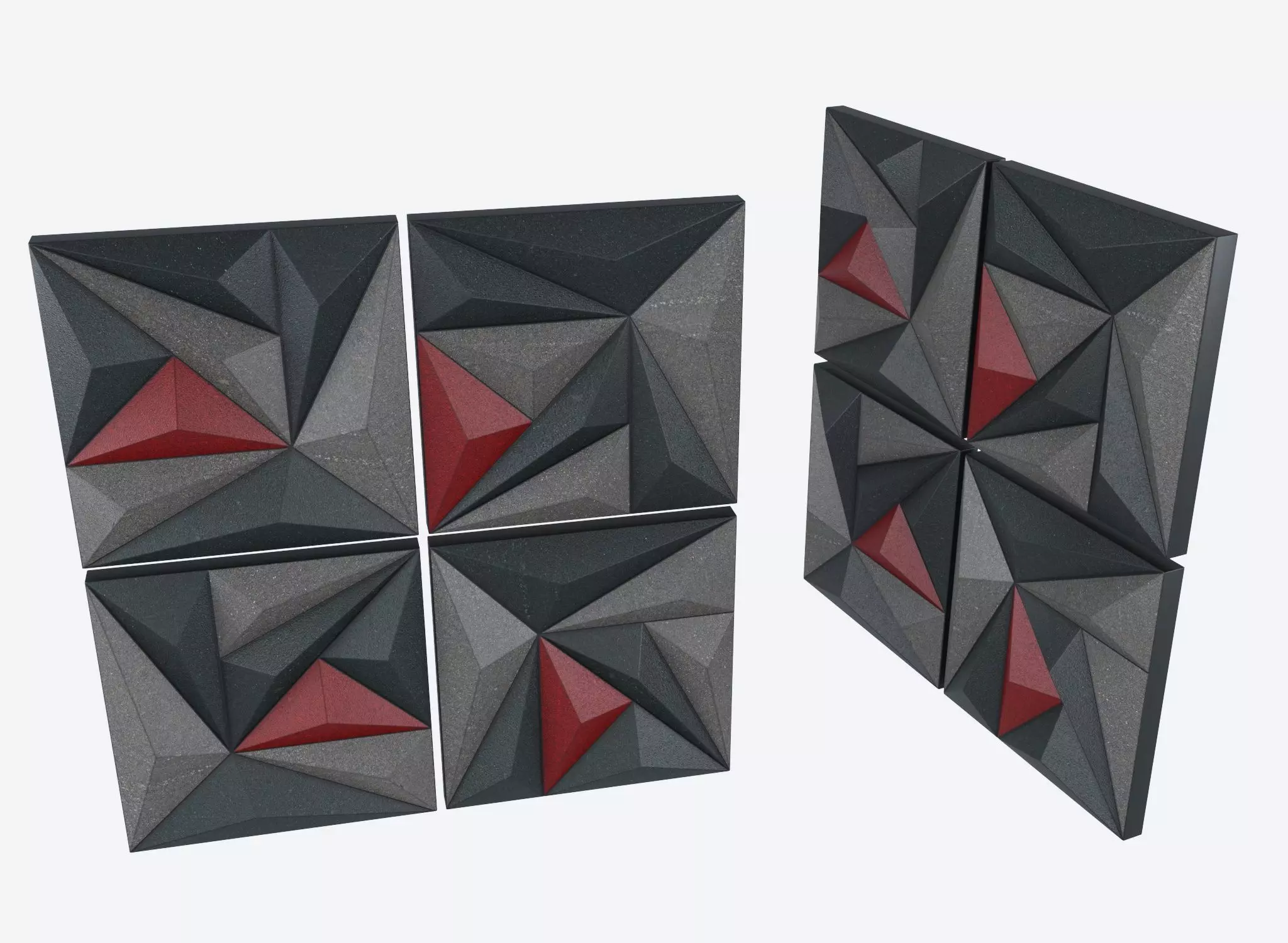 Wall pattern model  3D model_2