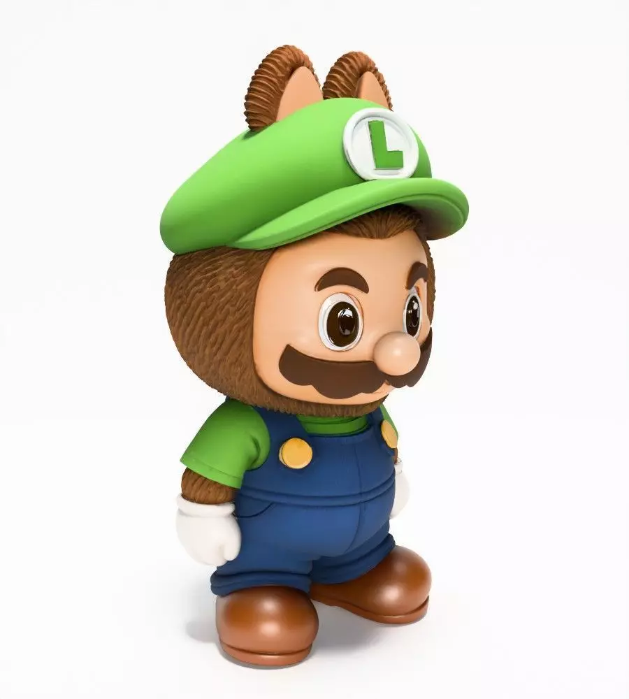Luigi Labubu Pop Mart Kasing Lung toy 3D print model_20