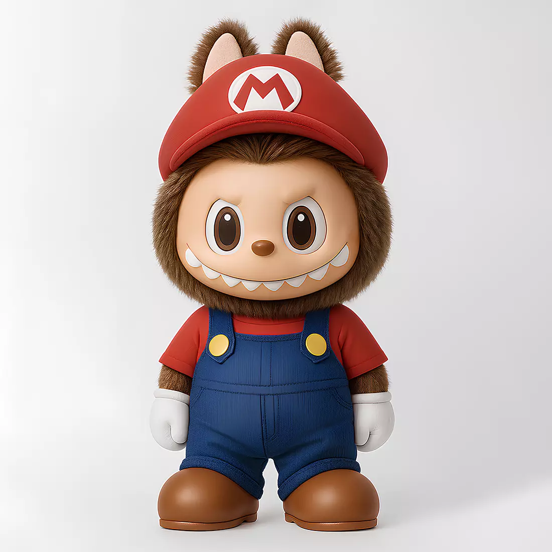 Mario Bros Labubu Pop Mart Kasing Lung toy 3D print model_0