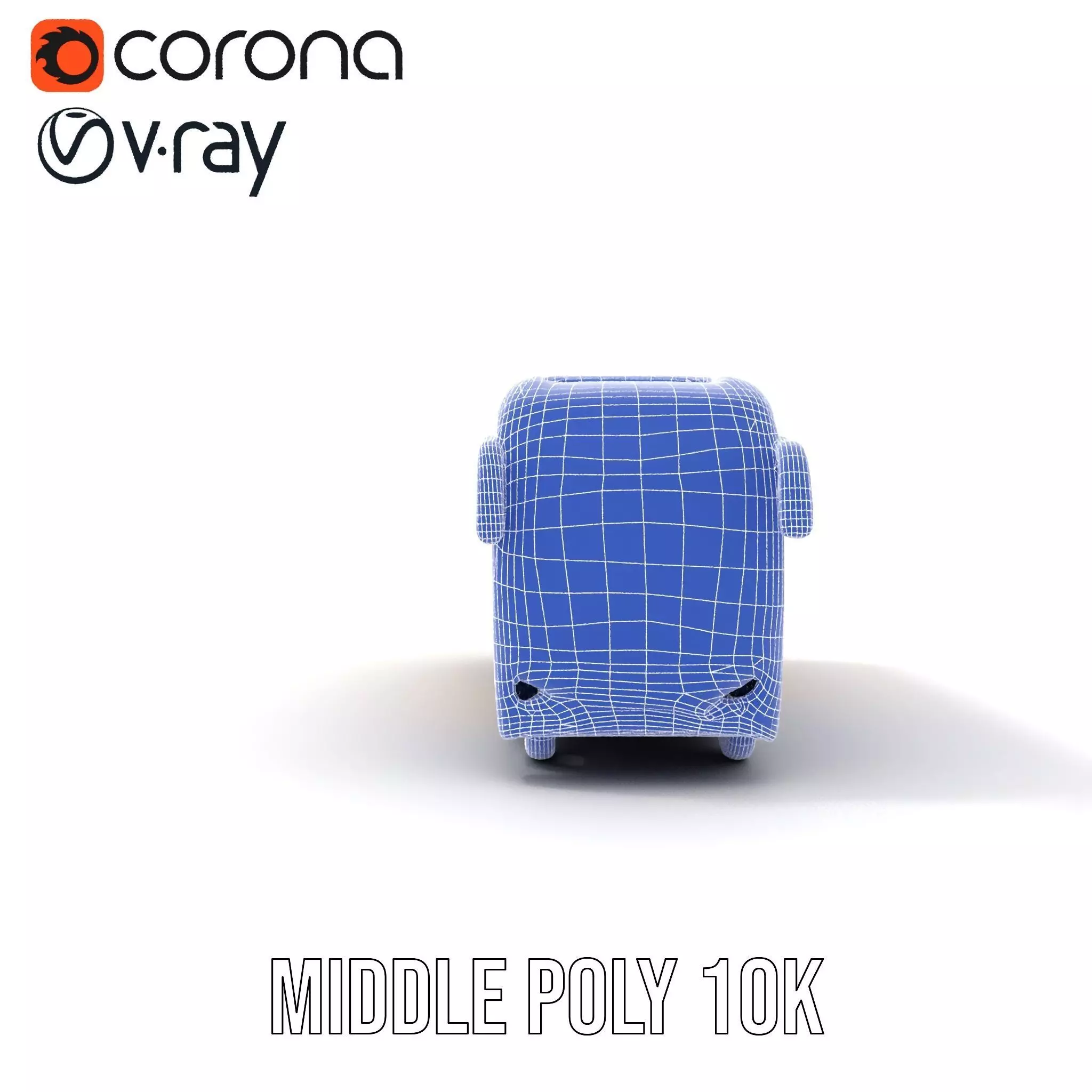 Golden Coach Bus model pack Low-poly 3D model_27