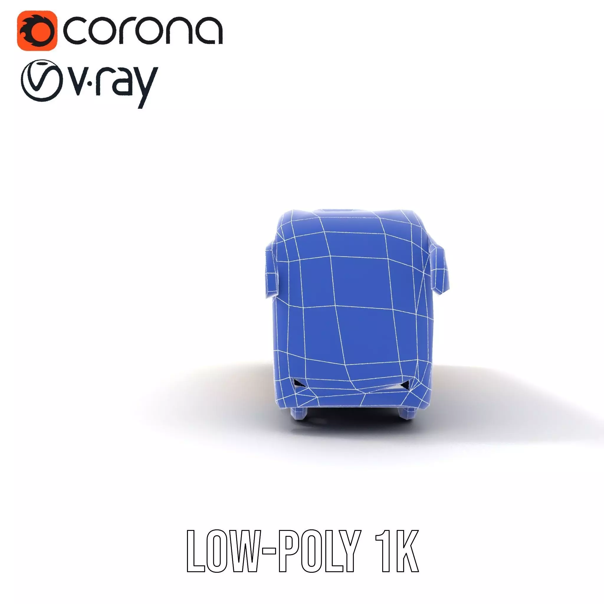 Golden Coach Bus model pack Low-poly 3D model_28