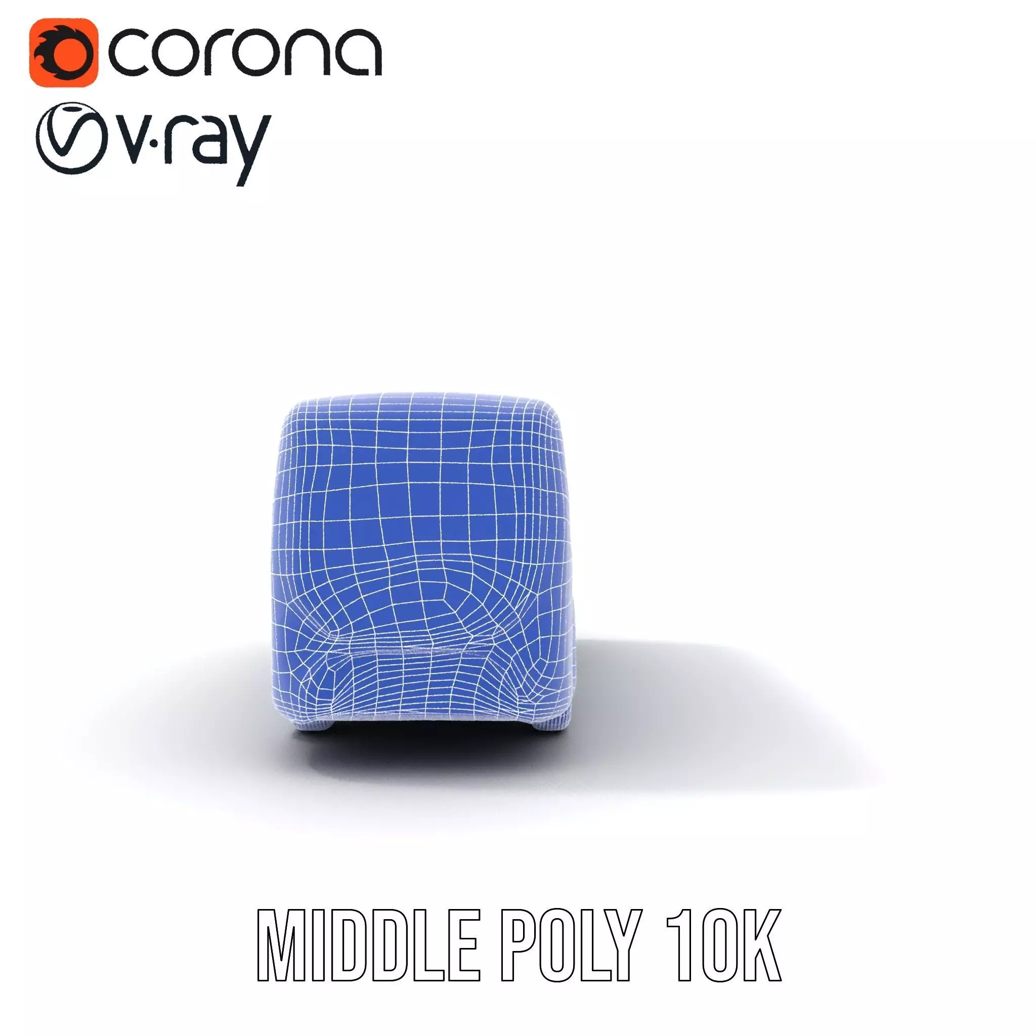 Sleek Blue Bus model pack Low-poly 3D model_30