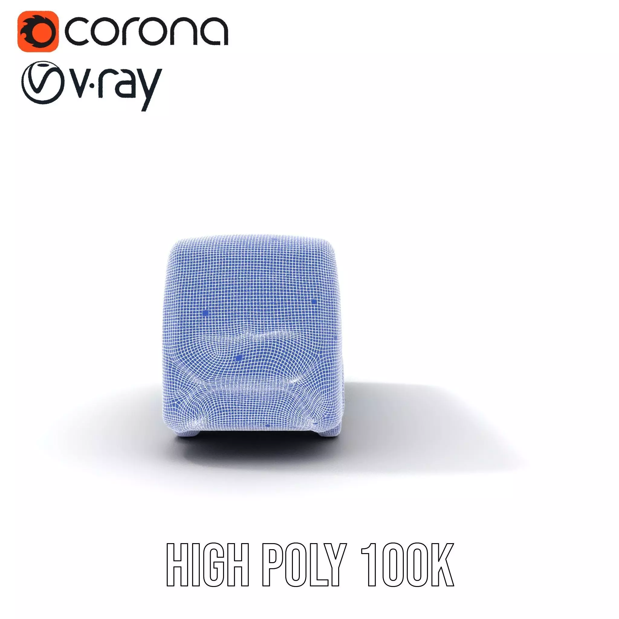 Sleek Blue Bus model pack Low-poly 3D model_34