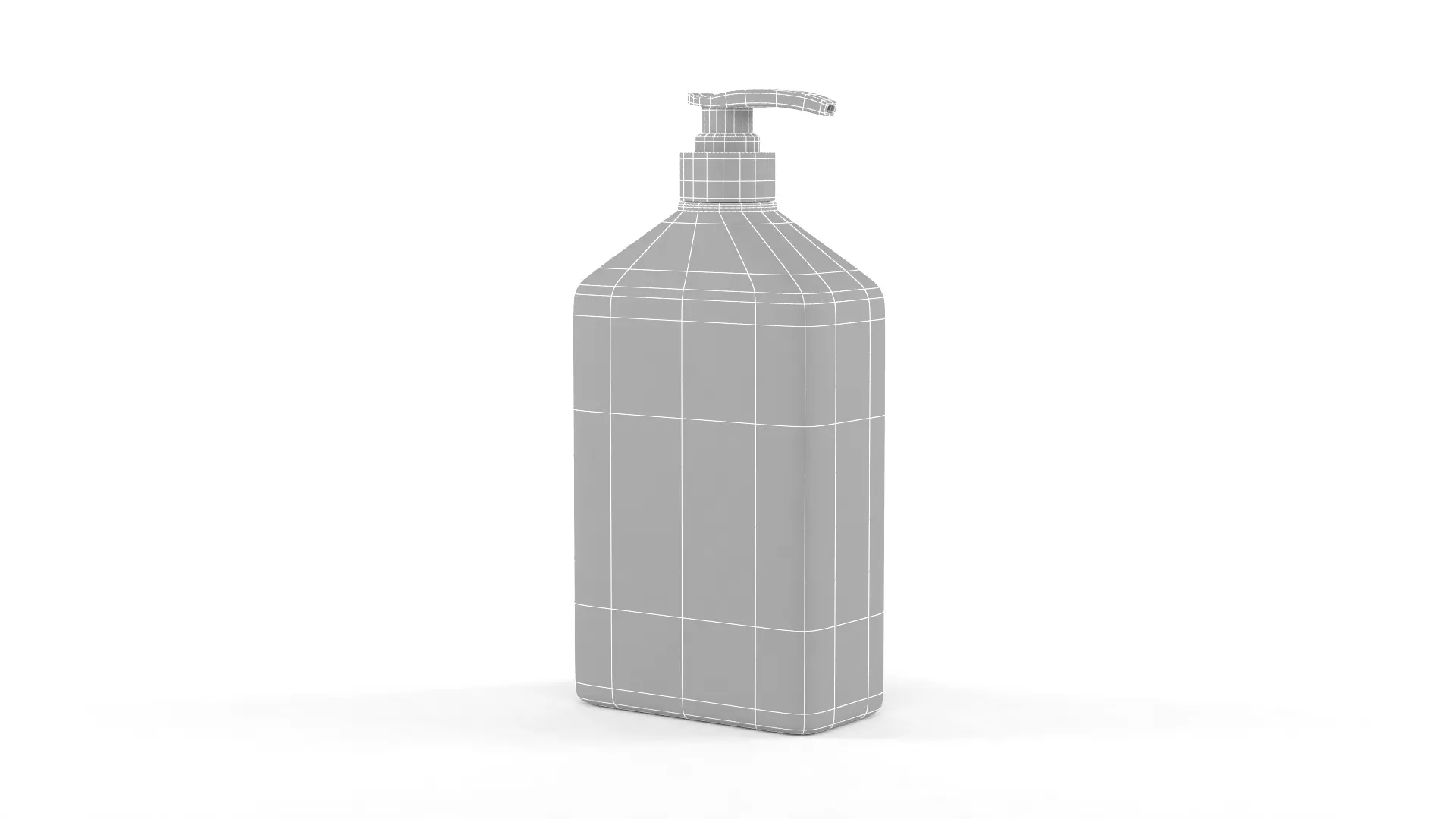 Body Wash Bottle 3D model_10
