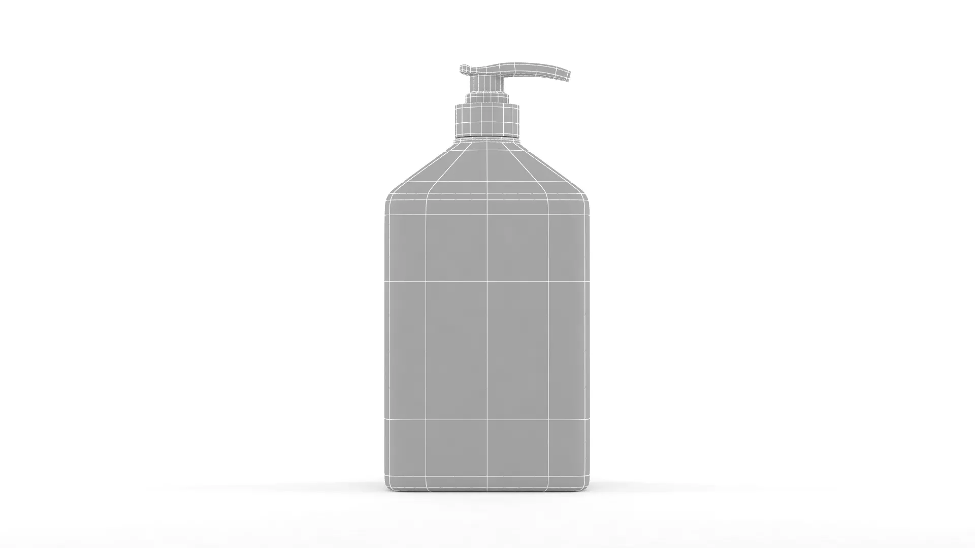 Body Wash Bottle 3D model_8