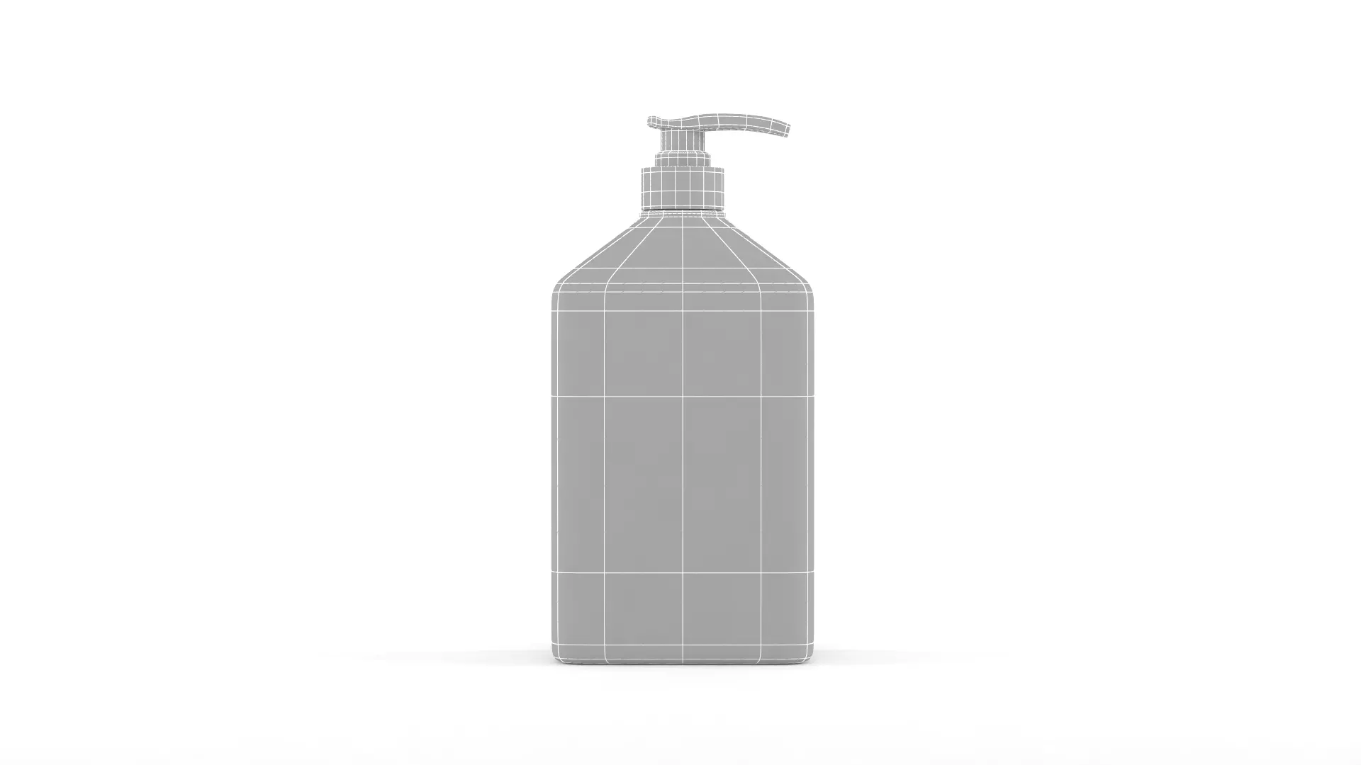 Body Wash Bottle 3D model_11