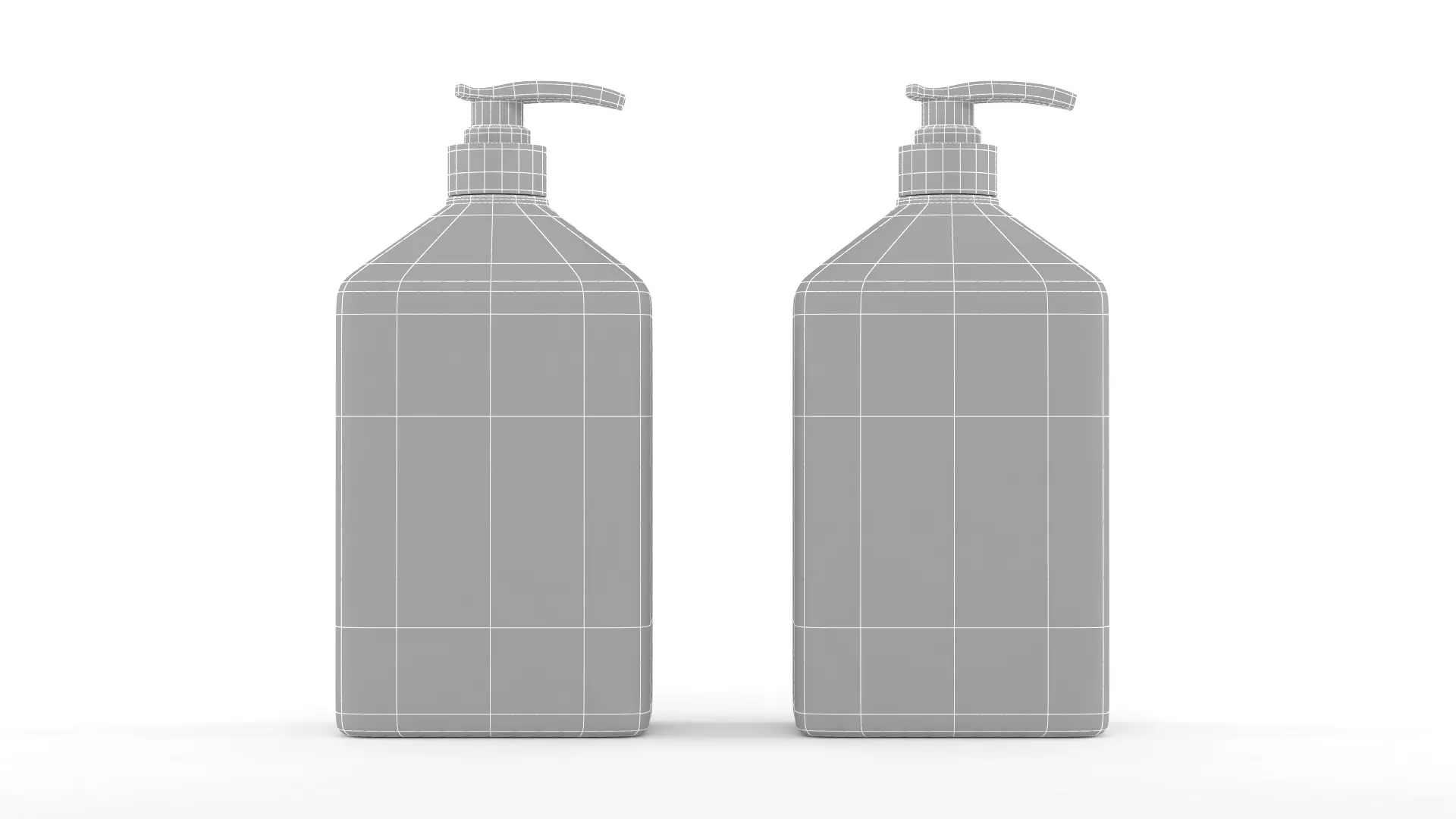 Body Wash Bottle 3D model_7